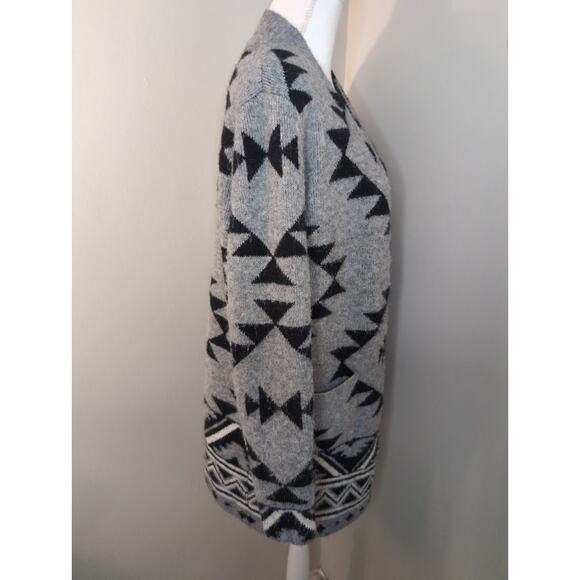 Frye cozy southwestern cowgirl cardigan sweater jacquard - Picture 4 of 7